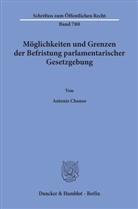 Antonis Chanos - Möglichkeiten und Grenzen der Befristung parlamentarischer Gesetzgebung