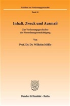 Wilhelm Moeßle, Wilhelm Mößle - Inhalt, Zweck und Ausmaß.