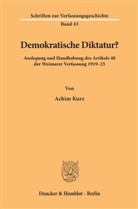 Achim Kurz - Demokratische Diktatur?