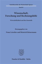 Franz Letzelter, Letzelter, Fran Letzelter, Franz Letzelter, Reinermann, Reinermann... - Wissenschaft, Forschung und Rechnungshöfe.