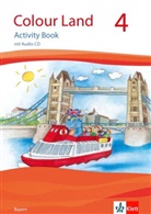 Colour Land ab Klasse 3, Ausgabe  Bayern: Colour Land 4. Ausgabe Bayern, m. 1 Audio-CD