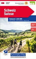 Hallwag Kümmerly+Frey AG, Hallwa Kümmerly+Frey AG, Hallwag Kümmerly+Frey AG - Schweiz 1:301 000 carte cycliste