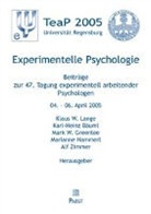 Karl H. Bäuml, Mark W. Greenlee, Marianne Hammerl, Klaus W. Lange, Alf Zimmer - Experimentelle Psychologie