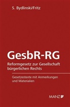 Sonja Bydlinski, Romana Fritz - GesbR-RG Reformgesetz zur Gesellschaft bürgerlichen Rechts