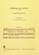 Bettina von Arnim, Paul A Koch, Paul-August Koch, Paul-August Koch - Liedkompositionen