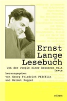 Ernst Lange, Georg-Friedrich Pfäfflin, Helmut Ruppel - Ernst-Lange-Lesebuch