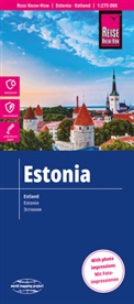 Reise Know-How Verlag Peter Rump - Reise Know-How Landkarte Estland / Estonia (1:275.000). Estonia / Estonie