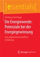 Wolfgang Osterhage, Wolfgang (Dr.) Osterhage, Wolfgang W. Osterhage - Die Energiewende: Potenziale bei der Energiegewinnung