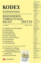 Werner Doralt - Kodex Besonderes Verwaltungsrecht 2015/2016 (f. Österreich)