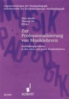 Niels Hrsg. v. Knolle, Niels Knolle, T Ott, Thomas Ott - Zur Professionalisierung von Musiklehrern