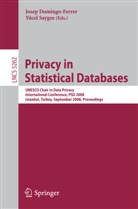 Jose Domingo-Ferrer, Josep Domingo-Ferrer, Saygin, Saygin, Yücel Saygin - Privacy in Statistical Databases