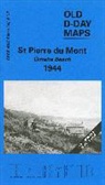 Alan Godfrey - D-Day 34/18 NE St Pierre du Mont. Omaha Beach 1944 1 : 25 000
