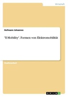 Johannes Hofmann, Hofmann Johannes - "E-Mobility". Formen von Elektromobilität