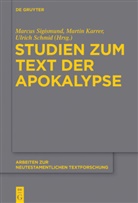 Marti Karrer, Martin Karrer, Ulrich Schmid, Marcus Sigismund - Studien zum Text der Apokalypse