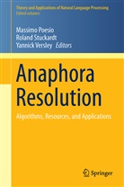 Massimo Poesio, Rolan Stuckardt, Roland Stuckardt, Yannick Versley - Anaphora Resolution