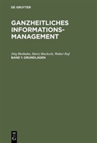 Jörg Biethahn, Harry Mucksch, Walter Ruf - Ganzheitliches Informationsmanagement - Band 1: Grundlagen
