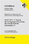 Ulrich Hoppe, Michael Kerres, Nadine Ojstersek, Ulrik Schroeder - Proceedings 169 DeLFI 2010 - 8 Tagung der Fachgruppe E-Learning der Gesellschaft für Informatik e.V