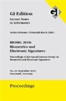Arslan Brömme, Christoph Busch - Proceedings 164 BIOSIG 2010: Biometrics and Electronic Signatures