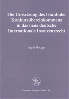 Ingrid Metzger - Die Umsetzung des Istanbuler Konkursübereinkommens in das deutsche Internationale Insolvenzrecht
