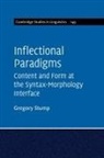 Gregory Stump, Gregory (University of Kentucky) Stump, Gregory T. Stump - Inflectional Paradigms