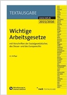 Wichtige Arbeitsgesetze 2015/2016