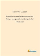 Alexander Classen - Grundriss der qualitativen chemischen Analyse unorganischer und organischer Substanzen