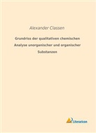 Alexander Classen - Grundriss der qualitativen chemischen Analyse unorganischer und organischer Substanzen