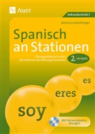Adriana Leidenberger - Spanisch an Stationen 2. Lernjahr, m. 1 CD-ROM