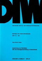 Klaus-Dietrich Bedau - Auswertung von Statistiken über die Vermögensverteilung in Deutschland.