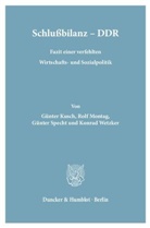 Günte Kusch, Günter Kusch, Rol Montag, Rolf Montag, Rolf u a Montag, Günter Specht... - Schlußbilanz DDR.