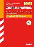 Martin Paeslack - Zentrale Prüfung 2016 - Englisch 10. Klasse, Realschule, Gesamtschule EK, Hauptschule Typ B Nordrhein-Westfalen, m. Lösungen u. MP3-CD