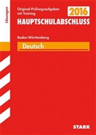 Marion Kammer, Marion von de Kammer, Birgit Schmon, Marion von der Kammer - Hauptschule 2016 - Hauptschulabschluss Deutsch, Baden-Württemberg, Lösungen