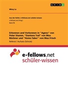 Mimy Le - Erkennen und Verkennen in "Agnes" von Peter Stamm, "Dantons Tod" von Max Büchner und "Homo faber" von Max Frisch