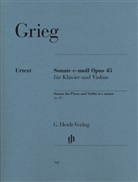 Edvard Grieg, Edvard Hagerup Grieg, Egon Voss - Edvard Grieg - Violinsonate c-moll op. 45