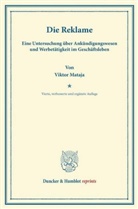 Viktor Mataja - Die Reklame.