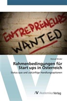 Manuel Binder - Rahmenbedingungen für Start ups in Österreich