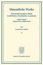 Leopold von Ranke - Sämmtliche Werke.