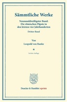 Leopold von Ranke - Sämmtliche Werke.