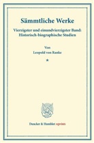 Leopold von Ranke - Sämmtliche Werke.
