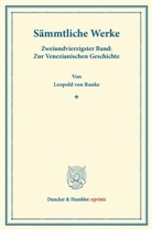 Leopold von Ranke - Sämmtliche Werke.