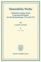 Leopold von Ranke - Sämmtliche Werke.