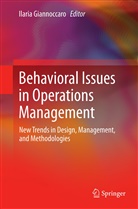 Ilari Giannoccaro, Ilaria Giannoccaro - Behavioral Issues in Operations Management