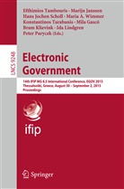 Mila Gascó, Marij Janssen, Marijn Janssen, Hans Jochen Scholl et al, Bram Klievink, Ida Lindgren... - Electronic Government