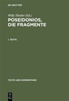 Willy Theiler - Poseidonios, die Fragmente, 2 Teile