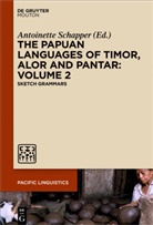 Antoinett Schapper, Antoinette Schapper - The Papuan Languages of Timor, Alor and Pantar - Volume 2: The Papuan Languages of Timor, Alor and Pantar. Volume 2. Vol.2