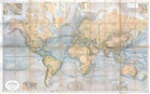 Herman Berghaus, Hermann Berghaus, Friedrich von Stülpnagel, Will. Weiler - Historische WELTKARTE 1867 - CHART OF THE WORLD