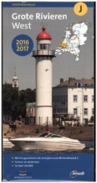 ANWB Waterkaart Wasserkarte J Grote Rivieren West 2016/2017