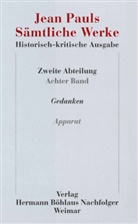 Jean Paul, Jean Paul, Eduard Berend, Winfried Feifel - Sämtliche Werke - Bd. 8/2: Jean Pauls Sämtliche Werke. Historisch-kritische Ausgabe; .. Tl.-Bd.2