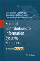 Janis Bubenko, Joh Krogstie, John Krogstie, Oscar Pastor, Óscar Pastor, Oscar Pastor et al... - Seminal Contributions to Information Systems Engineering