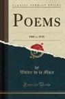 Walter De La Mare - Poems
